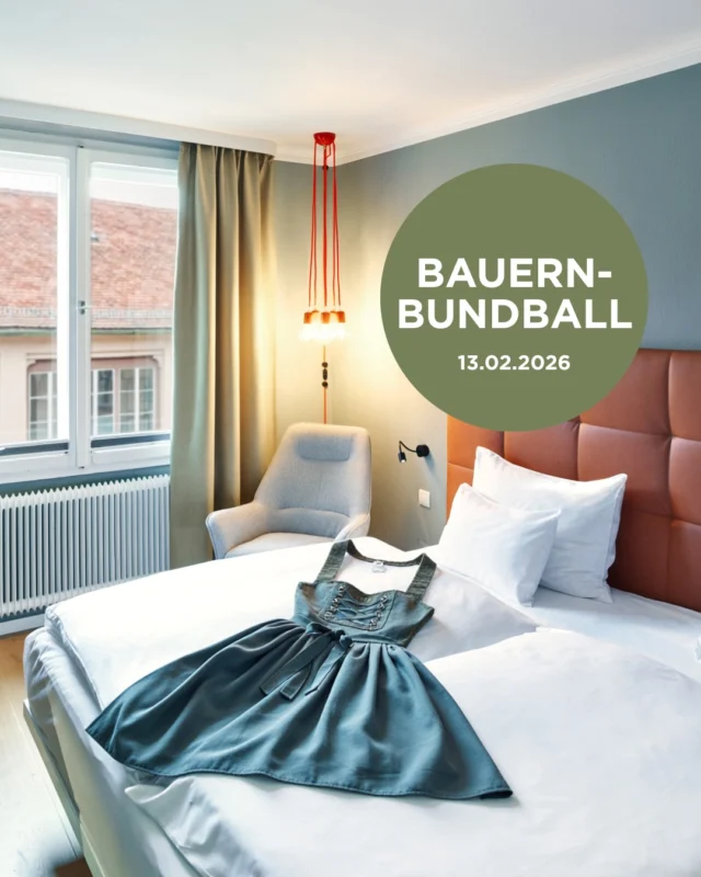 Juchaza! 🎉
Wenn am 13. Februar 2026 wieder tausende Tanzbegeisterte beim Steirischen Bauernbundball das Parkett zum Knistern bringen, wird Graz erneut zur Bühne für Tradition, Lebensfreude und eine Ballnacht, die man so schnell nicht vergisst.💃🕺✨

Und mal ehrlich:
Was gibt es Schöneres, als nach einer durchtanzten Nacht in ein weiches, bereitgemachtes Bett zu sinken?

Im Hotel Weitzer warten gemütliche Zimmer, warme Betten und – für alle, die in der Früh ein frisches Semmerl schätzen – ein Frühstück, das den Ballabend perfekt abrundet. 🥐✨

Ob Dirndl, Lederhos’n oder Smoking:
👉 Zimmer sichern, durchtanzen, gut träumen.

#hotelweitzer #bauernbundball