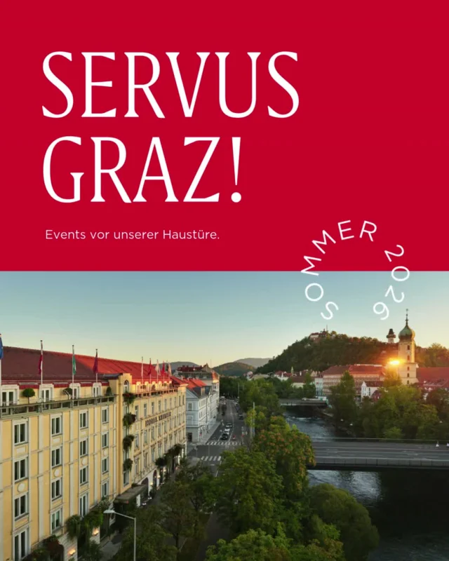 Konzerte, Festivals, Kultur und Veranstaltungen aller Art – die nächsten Wochen und Monate in Graz sind bestens gefüllt. 🎭🎶 
Hier ein Überblick über unsere Lieblingsevents für die kommenden Monate.

Gut, wenn man gleich dort schläft, wo die Stadt vor der Tür beginnt. Als Haus der Stadt liegt das Hotel Weitzer nur wenige Schritte von vielen Bühnen, Veranstaltungsorten und Lieblingsplätzen entfernt. 🚶‍♀️✨ 

🛏️ Am besten also das Lieblingsevent aussuchen, mit einem Graz-Aufenthalt verbinden und das Zimmer direkt über unsere Website buchen. 💛✨

#hotelweitzer #graz #Events #RedBull